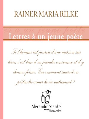 cover image of Lettres à un jeune poète